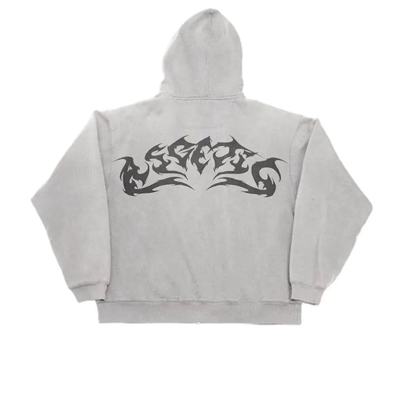 Flame Zip-Up Hoodie